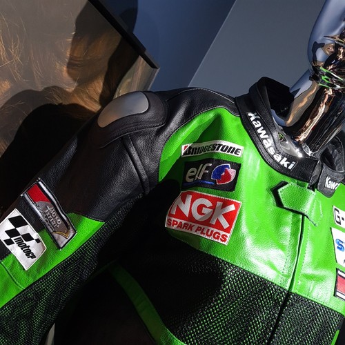 KAWASAKIMan'sMotorbike Jacket/Like NEW/4XL/Armp2Armp65cm/Around Waist121cm/L70cm - Picture 19 of 24