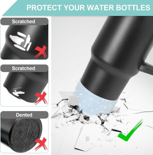Silicone Boot for Stanley Cup Tumbler Sleeve 20/30/40oz Protective water bottle - Picture 3 of 8