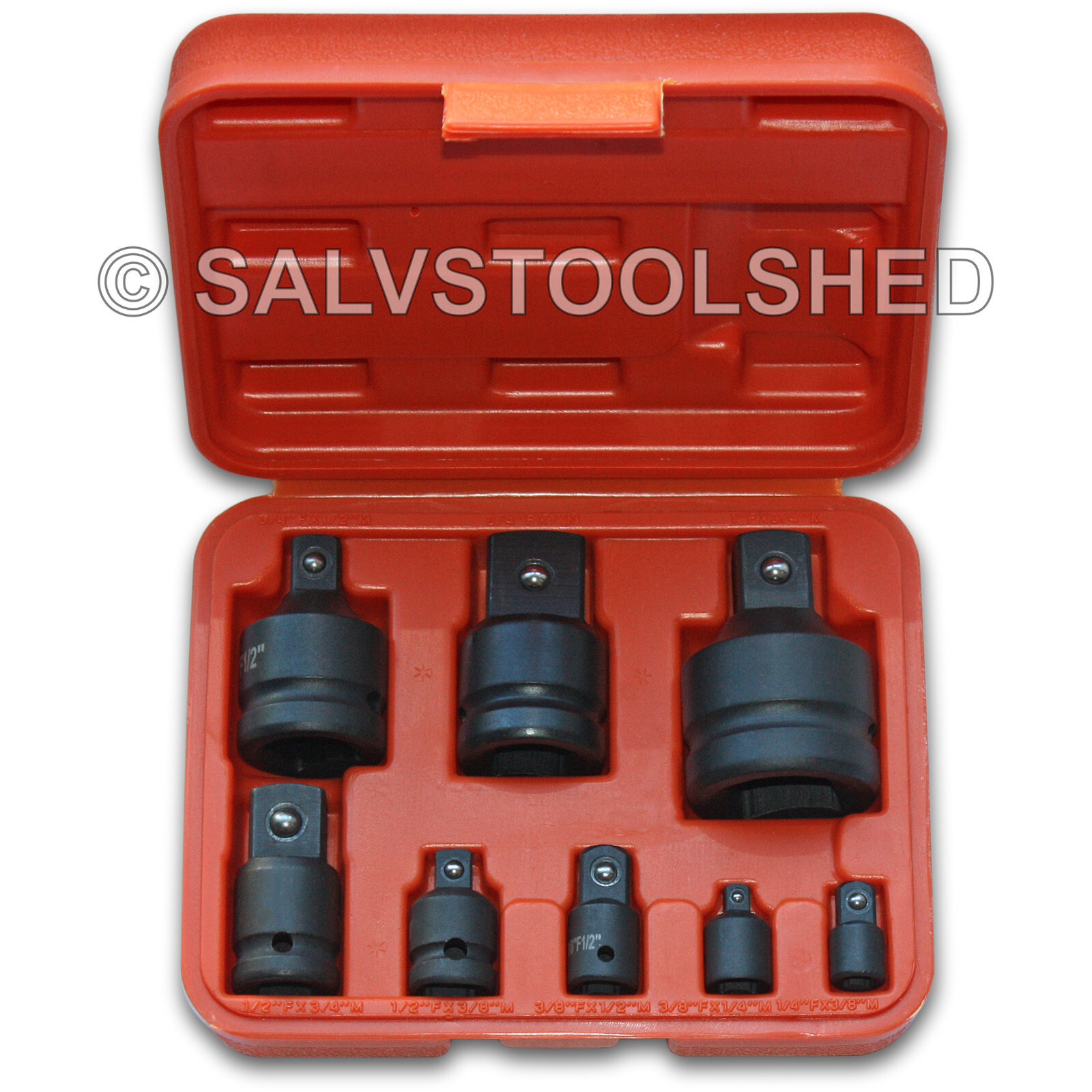 Impact Socket Adaptor Set Ratchet Drive Increaser Reducer Convertor 6