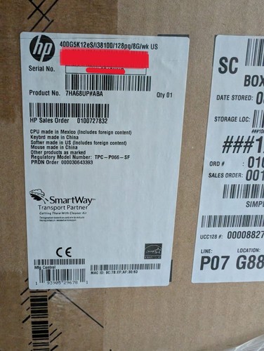 HP ProDesk 400 G5 SFF Desktop i3-8100 8GB RAM 128GB SSD WiFi