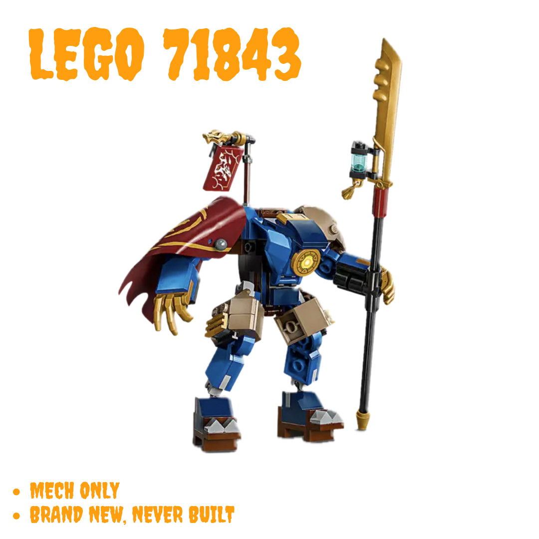 LEDO Ninjago - Mech Build only - Set 71843 - No Minifigures & their Accessories