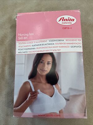 Anita Nursing bra 40E breastfeeding No Wire White kwik klip nwt