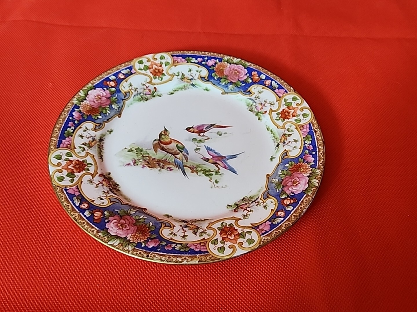 Shelley China Old Sevres Bone China 10678 England Bread Plate(s) 7 3/8