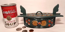 7 3/4" HUSFLID ENGROS TINE BOX  vtg wooden norwegian scandia bentwood folk art