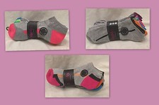 MeMoi Womens 6 PAIRS One Size Performance Arch Cushioned Athletic Ankle Socks