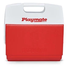  16 QT Playmate Elite 30 Can Capacity Ice Chest Cooler, Red