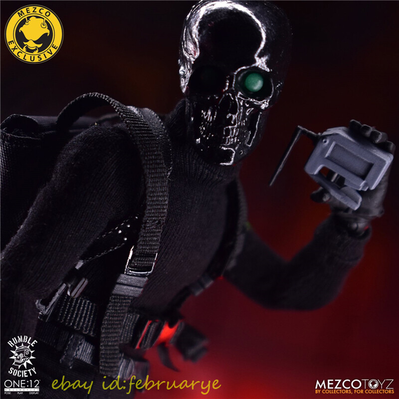 メズコ 直販限定 ワン12 ブラックスカル（ mezco one 12 メズコ 直販