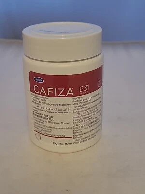 Urnex Cafiza E31 Coffee Equipment Cleaning Backflushing Tablets 100 X 2g