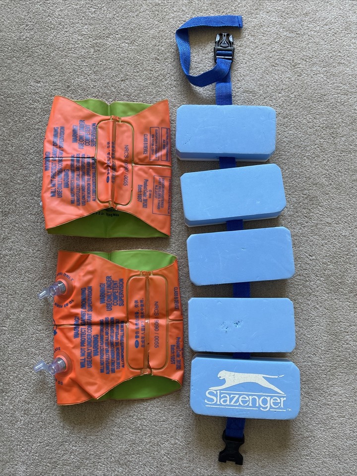 zoggs armbands Slazenger Swim Belt Swimming Float Bundle eBay