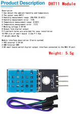 KY-015 DHT11 Temperature and Relative Humidity Sensor Module NTC Thermal NON LED