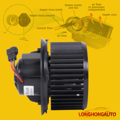 HVAC Heater Blower Motor w/Fan Cage For 2008-2010 Ford F250