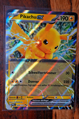 Pikachu EX (PRE 179) – Pokémon Karte Aus Dem Set Prismatische Entwicklungen In Deutsch
