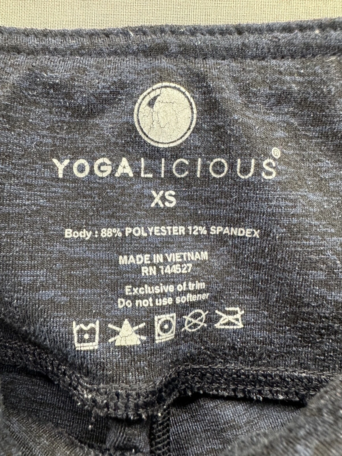 yogalicious elastic waist pull on leggings