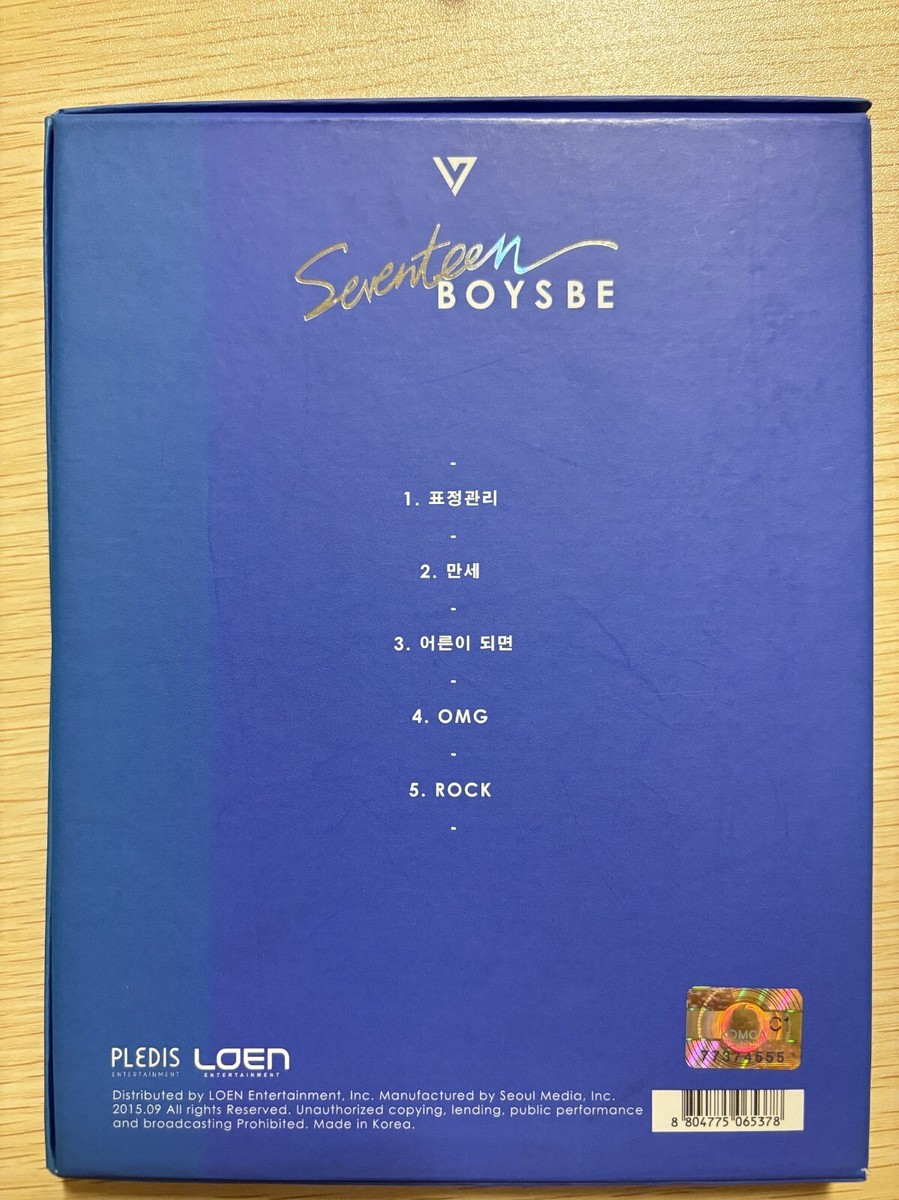 Seventeen [BOYS BE] Mingyu Autographed Signed Album Mwave