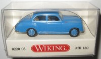 Wiking 022003 Mb 180 Ponton 1953 Hellblau 1:87 Spur H0