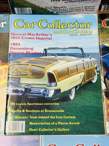 Car Collector Magazine 1980s Lot of 11 Issues Classic Autos Excellent Condition - Foto 7 di 13