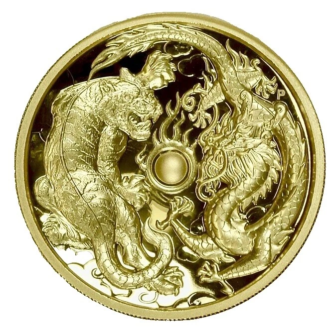 Monedas de lingotes de oro 2018 Lunar australiano