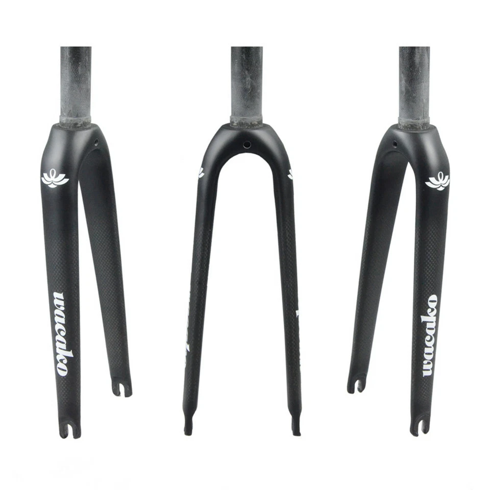 Full Carbon Fiber Fork Rigid BMX Bike Fork 14/16/18/20/22 in Bicycle Fork 1-1/8" - Image 3 of 4