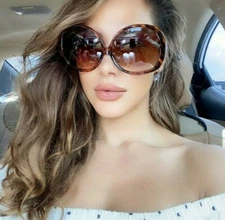 XXL OVERSIZED "LORENA Women Sunglasses Round Super Big  HUGE GAFAS SHADZ @