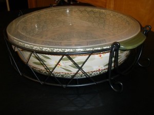 temptations casserole dish with carrier