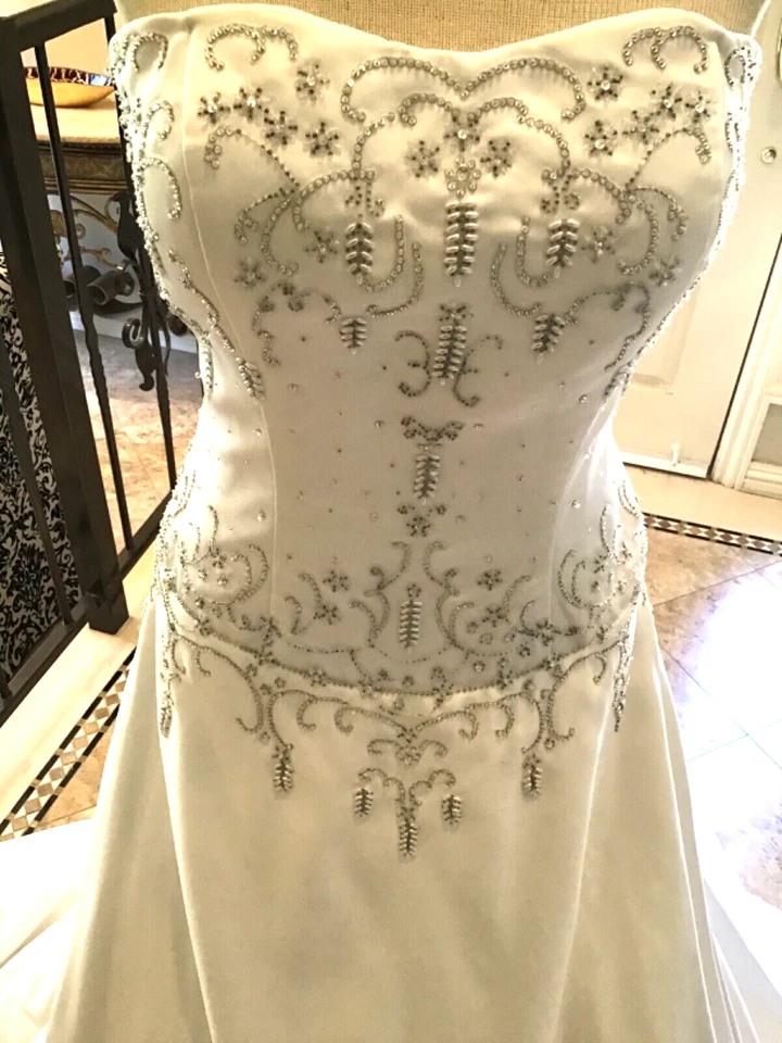 Winnie Couture NUEVO Vestido de Novia Vestido de Novia Diamante Blanco 10 Foto 3 de 4