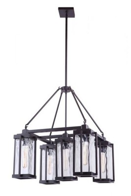 Craftmade 54125 5 Light Outdoor Chandelier - Bronze