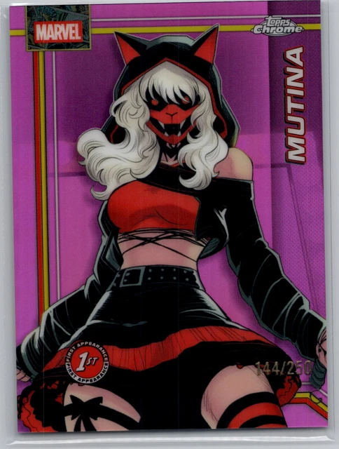 2026 Topps Chrome Marvel Mutina Pink Refractor 1st Appearance First Appearance