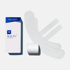 Rejuvaskin Scar Fx Silicone Sheeting -Breast Piece Pair- Silicone Scar Tape for