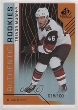 2018 SP Game Used Authentic Rookies Orange Rainbow 16/100 Trevor Murphy #136 3vx