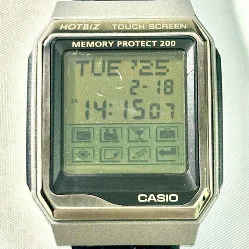 Rare New Batteries CASIO HotBiz Memory Protect 200 Watch - Picture 8 of 8
