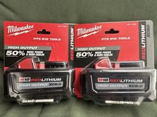 2 Pack New Milwaukee 48-11-1880 M18 HIGH OUTPUT 18V 8Ah XC8.0 Cordless Battery