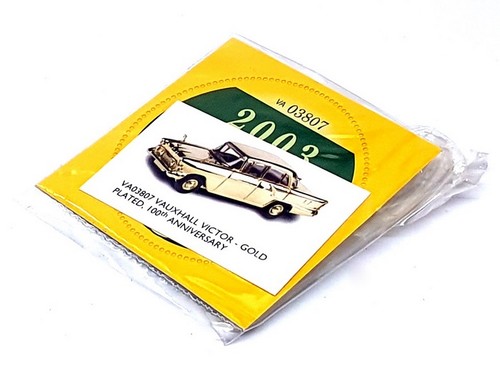 Vanguards 1/43 Scale VA03807 - Vauxhall Victor 100th Ann 1903-2003 - Gold Plated - Picture 5 of 6