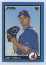 2010 Bowman Draft Chrome Blue Refractor 126/199 Josh Tomlin #BDP76 sh7