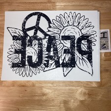 Lot Of Assorted Screen Print Heat Transfers 52 Total Lot I