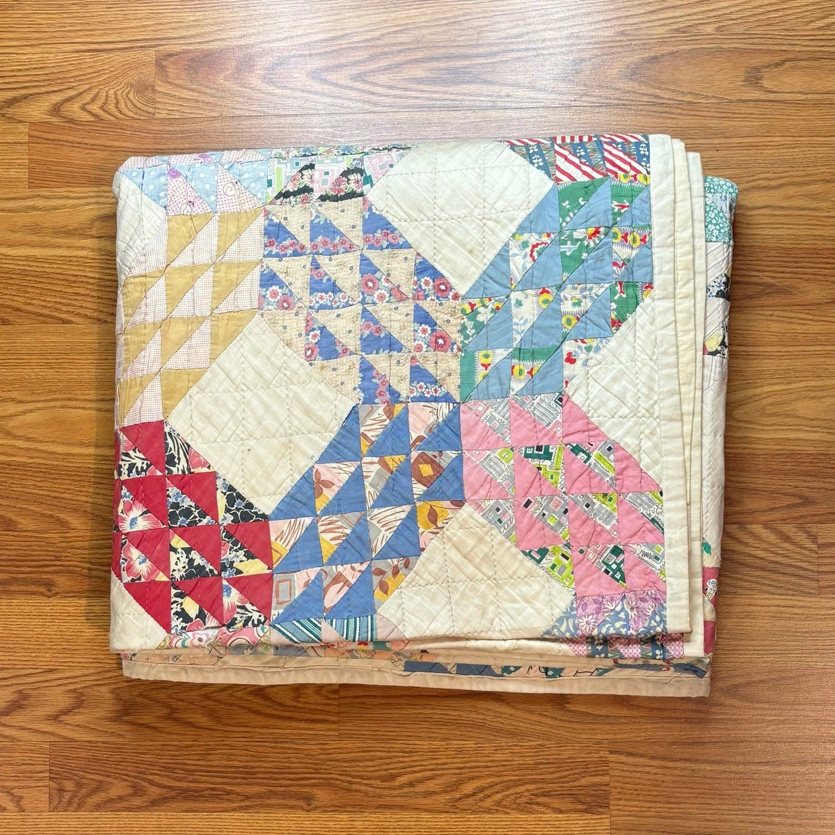 1930s Quilt Fabric In Collectible Quilts for sale | eBay