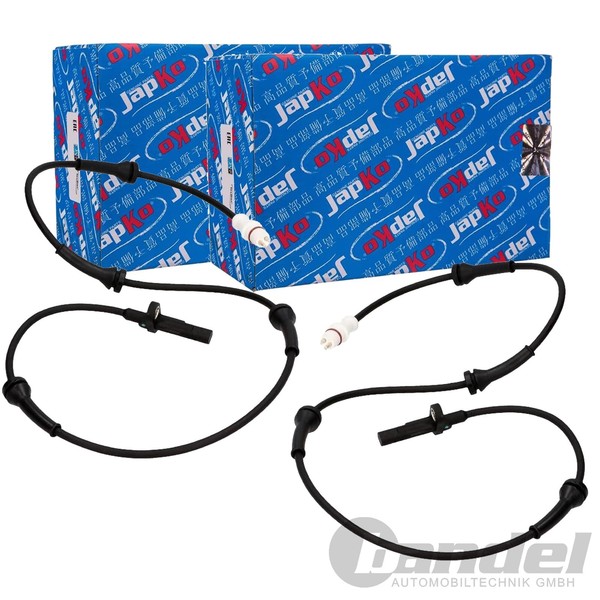 2X Japko ABS-SENSOR Raddrehzahl Hinten Beidseitig Passend FüR Nissan Primastar-image