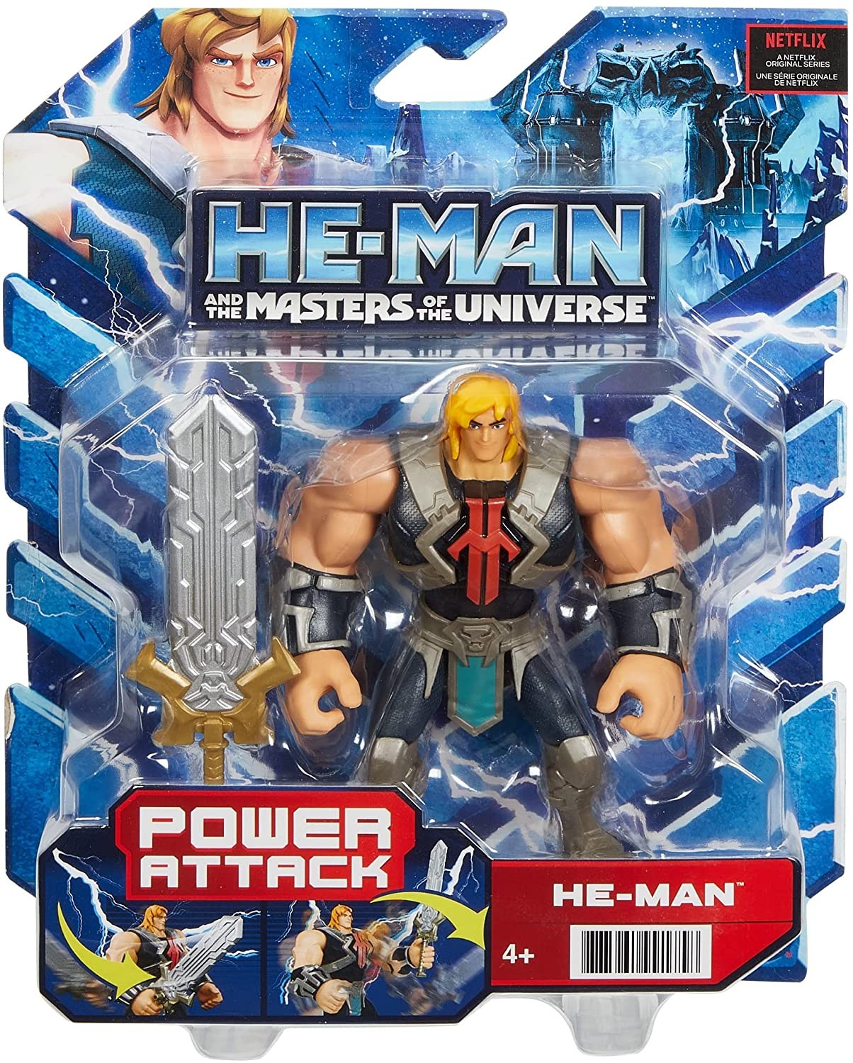 Mattel He-Man Masters of the Universe Power Attack Action Figure 14cm