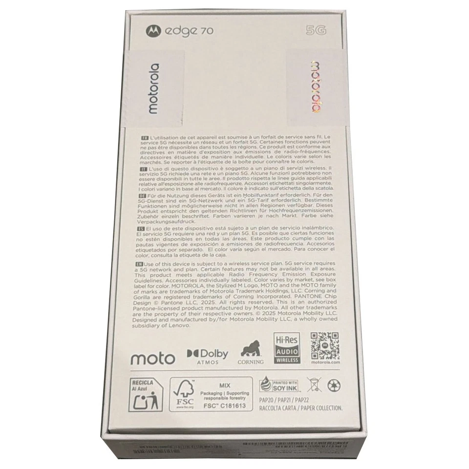 Motorola edge 70 5G (XT2601-2) 512GB + 12GB RAM 6.67" Android 16 GSM Unlocked - Image 3 of 4