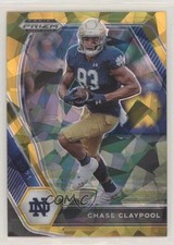 2021 Panini Prizm Draft Picks Gold Ice Prizm Chase Claypool #54 fm0