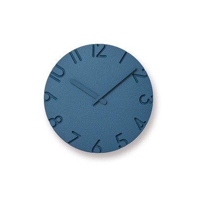 Colordo Analog Wall Clock, Blue, NTL16-06 BL, Size: Diameter 24cm x Depth 4.2cm