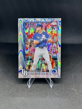 Topps 2025 Chrome RayWave Refractor Kameron Misner #130 Rookie Tampa Bay Rays