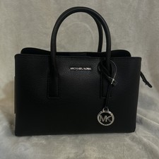 Michael Kors Black Leather Small RUTHIE Satch...