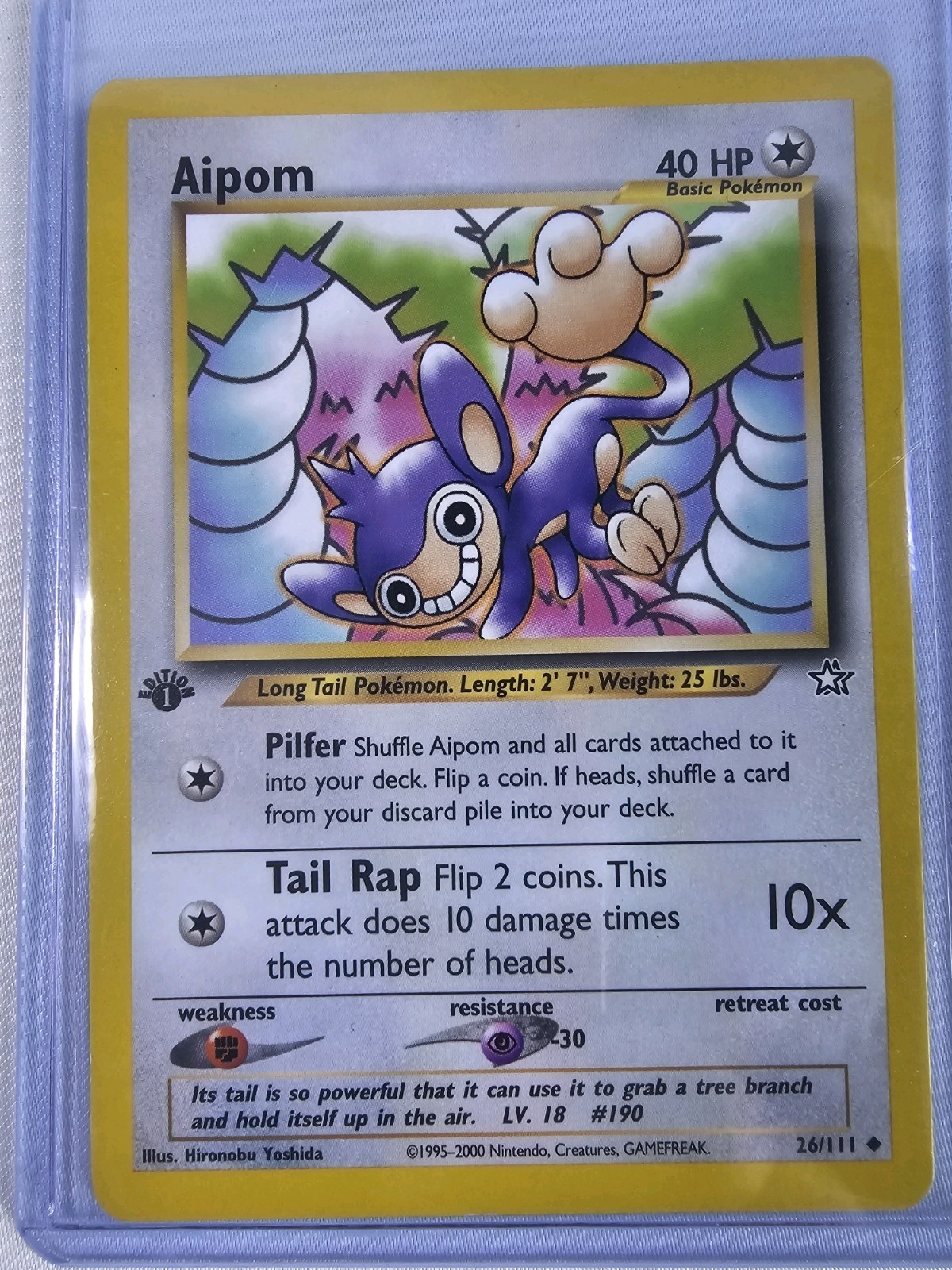 AIPOM #26/111 - 1ST EDITION - WOTC - NEO GENESIS 2000 - (NM)