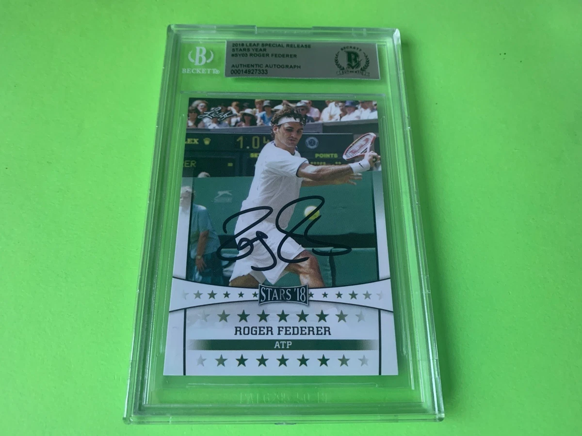 Preços baixos em Roger Federer Tênis itens Original Autografada | eBay