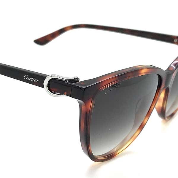 Cartierサングラス Cartier 56□15-145 CT0186S 002 Gradient Black Sunglasses