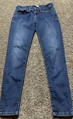 BKE BUCKLE Stella Women's Jeans Size 28Blue Denim Low Rise Ankle Skinny Slim