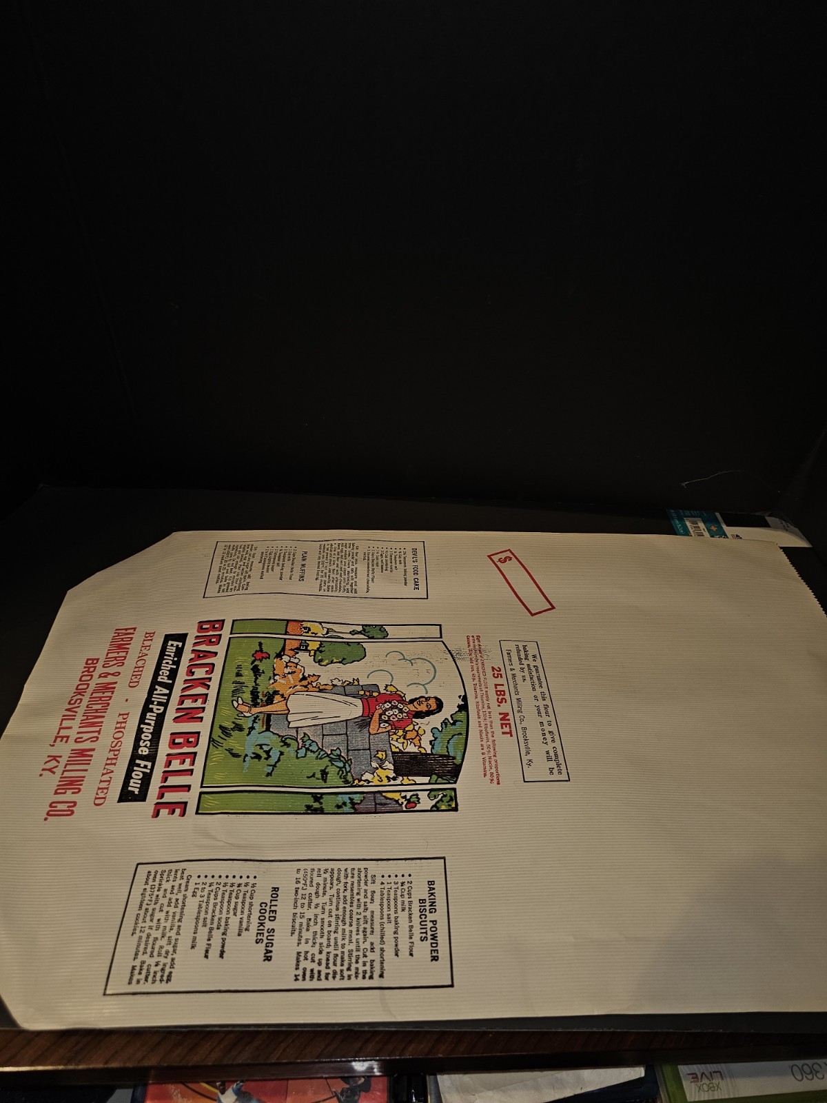 Bracken Belle Paper Flour Bag 25 Lbs