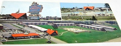 Howard Johnsons Albany NY Postcard Vintage Color Photos Big Post Card Unused us