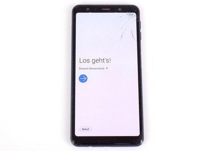 An Bastler: Samsung Galaxy A7 64GB Blau SM-A750F - Google Account Lock Sperre
