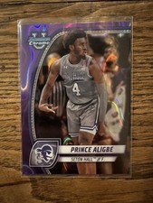 2025 Bowman Chrome University #82 Prince Aligbe Purple Lava
